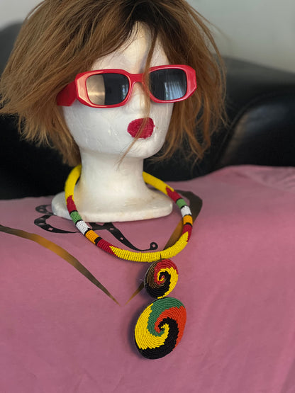 Handcrafted African Beaded Necklaces
